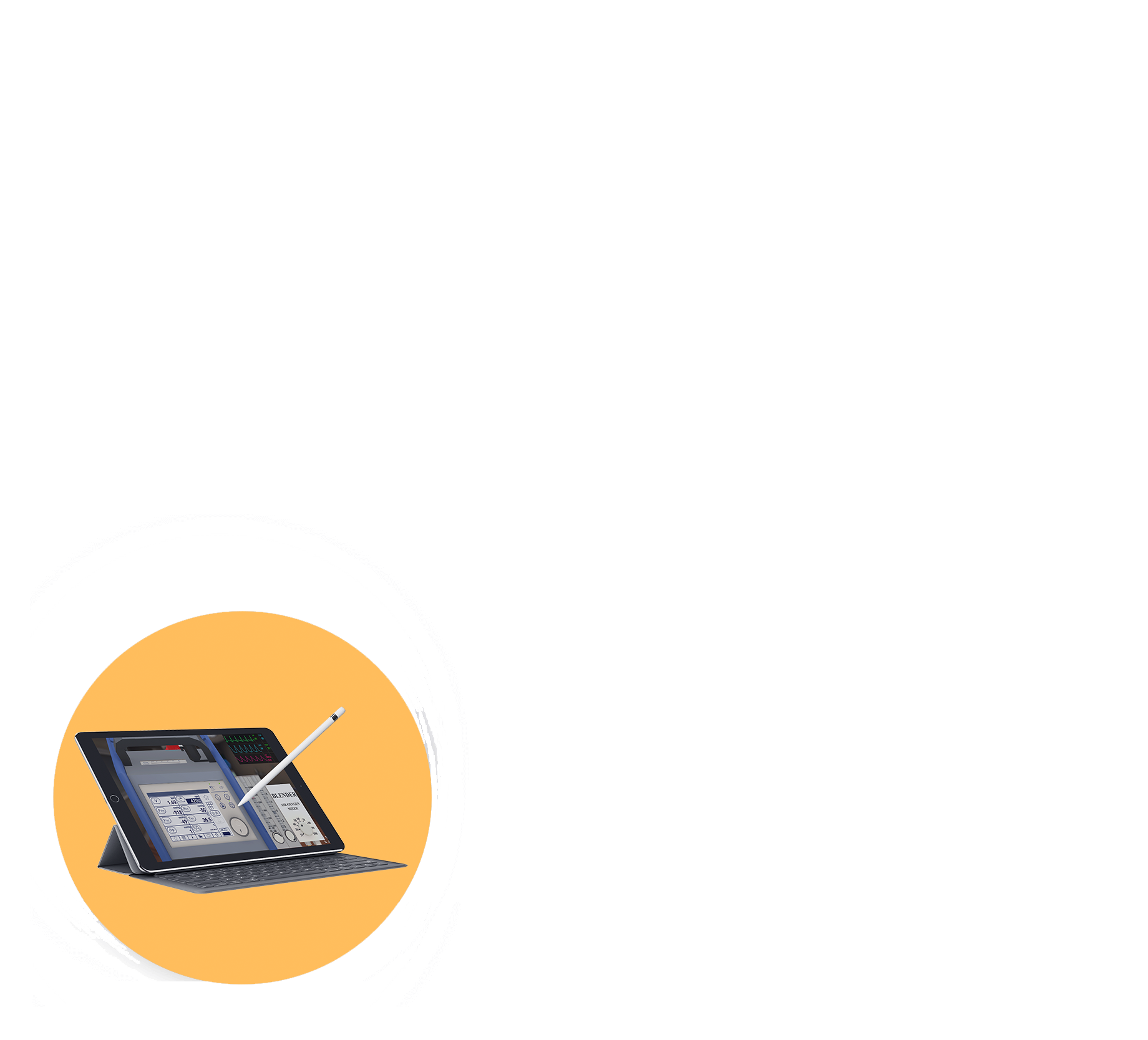 Landing parallax layer 8